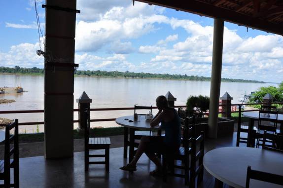 Almoço na beira do Rio Madeira, em Humaitá, no Amazonas